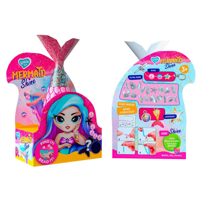 Игрушка-антистресс Lovin Mermaid Shine Pink 80130 250 мл