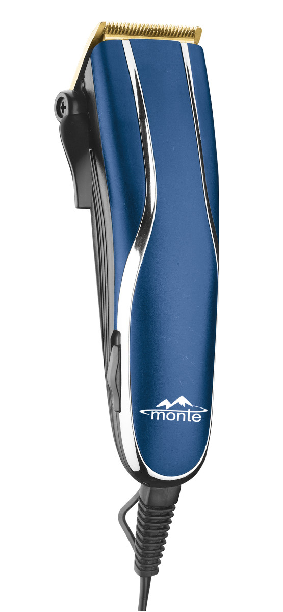 Машинка для стрижки волос Monte MT-5056 C 18 Вт синяя