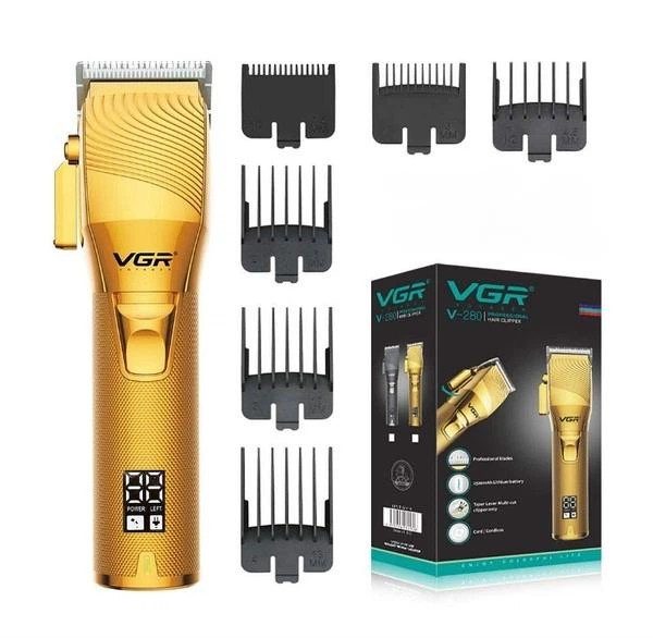 Машинка для стрижки VGR V-280 GOLD 10 Вт золотистая