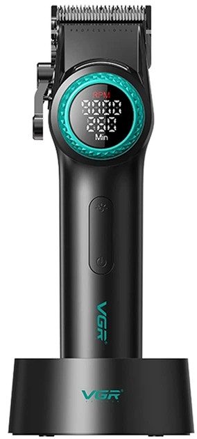 Машинка для стрижки аккумуляторная VGR V-001 BLACK 10 Вт черная