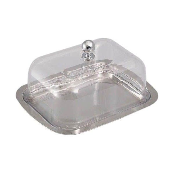 Масленка Gipfel GP-5517 15х12х8 см серебристый