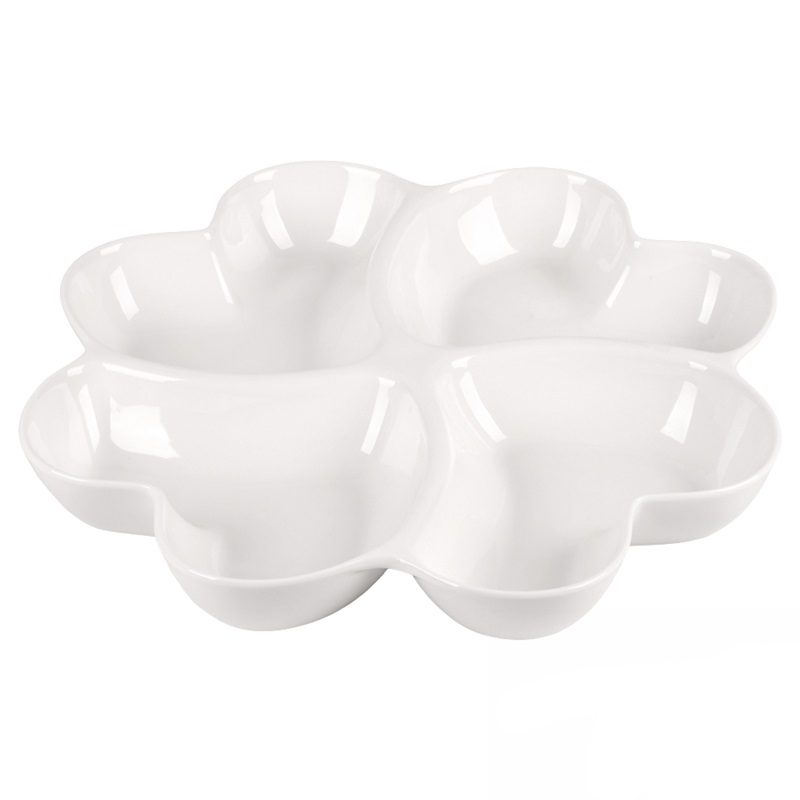 Менажница Stenson Clover MC4165-12 4х30.5х30.5 см белая Менажница Stenson Clover MC4165-12 4х30.5х30.5 см белая