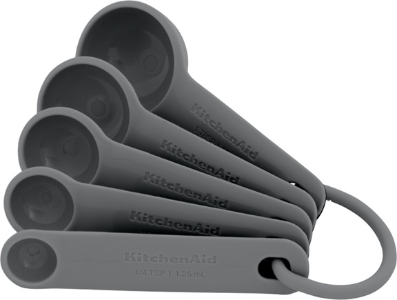 Набор мерных ложек KitchenAid Coreline KQG057OHCGG 5 шт серый