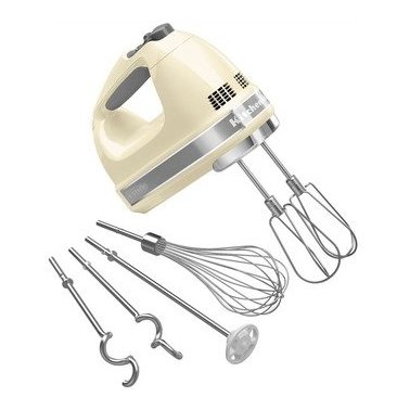 Миксер ручной KitchenAid Almond 5KHM9212EAС 450 Вт кремовый Миксер ручной KitchenAid Almond 5KHM9212EAС 450 Вт кремовый