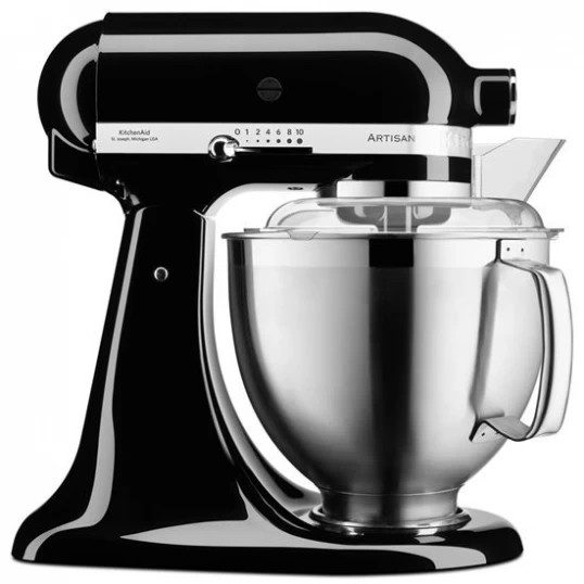 Миксер планетарный KitchenAid Artisan 5KSM175PSEOB 300 Вт черный Миксер планетарный KitchenAid Artisan 5KSM175PSEOB 300 Вт черный