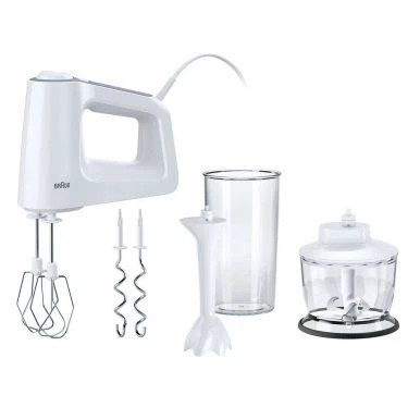 Миксер ручной Braun HM 3135 WHITE 500 Вт белый