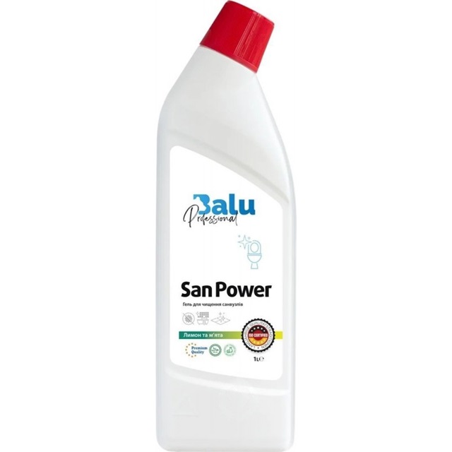 Средство для мытья санузлов Balu San Power Лимон и Мята 4820159422753 1 л