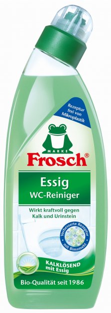 Средство для чистки унитазов Frosch Уксус 4001499954788 750 мл Средство для чистки унитазов Frosch Уксус 4001499954788 750 мл