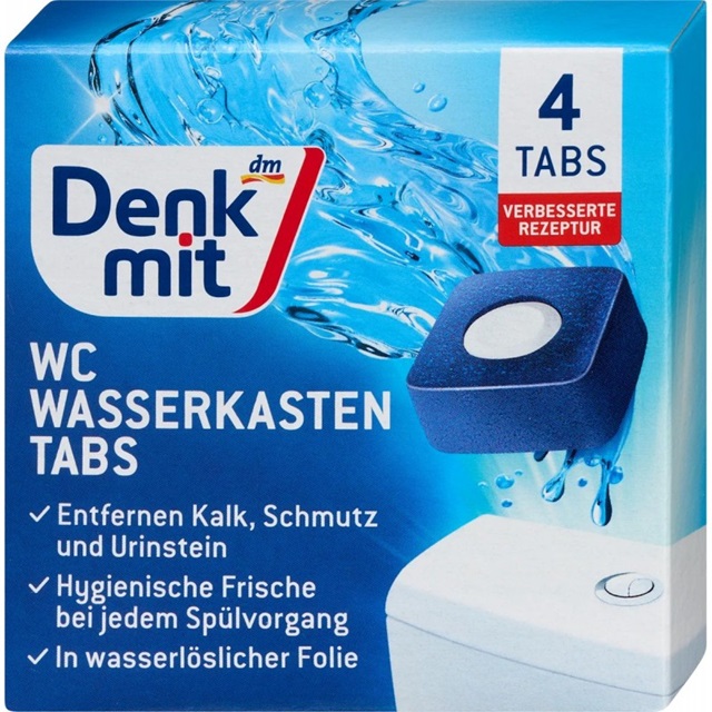 Таблетки в бачок Denkmit WC-Wasserkasten Tabs 4066447891249 4 шт