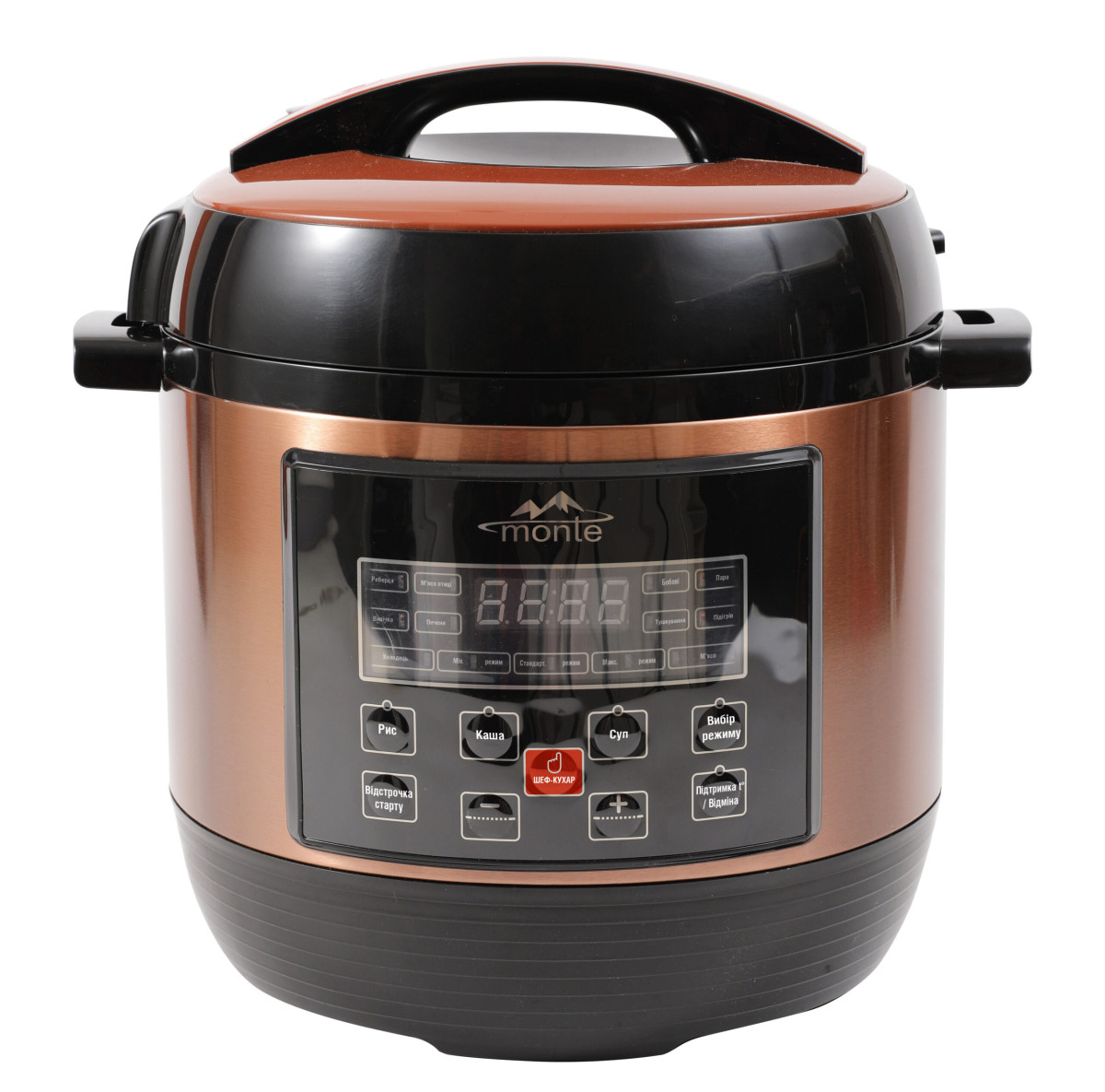 Мультиварка-скороварка Monte MT-2603 1000 Вт бронзовый Мультиварка-скороварка Monte MT-2603 1000 Вт бронзовый