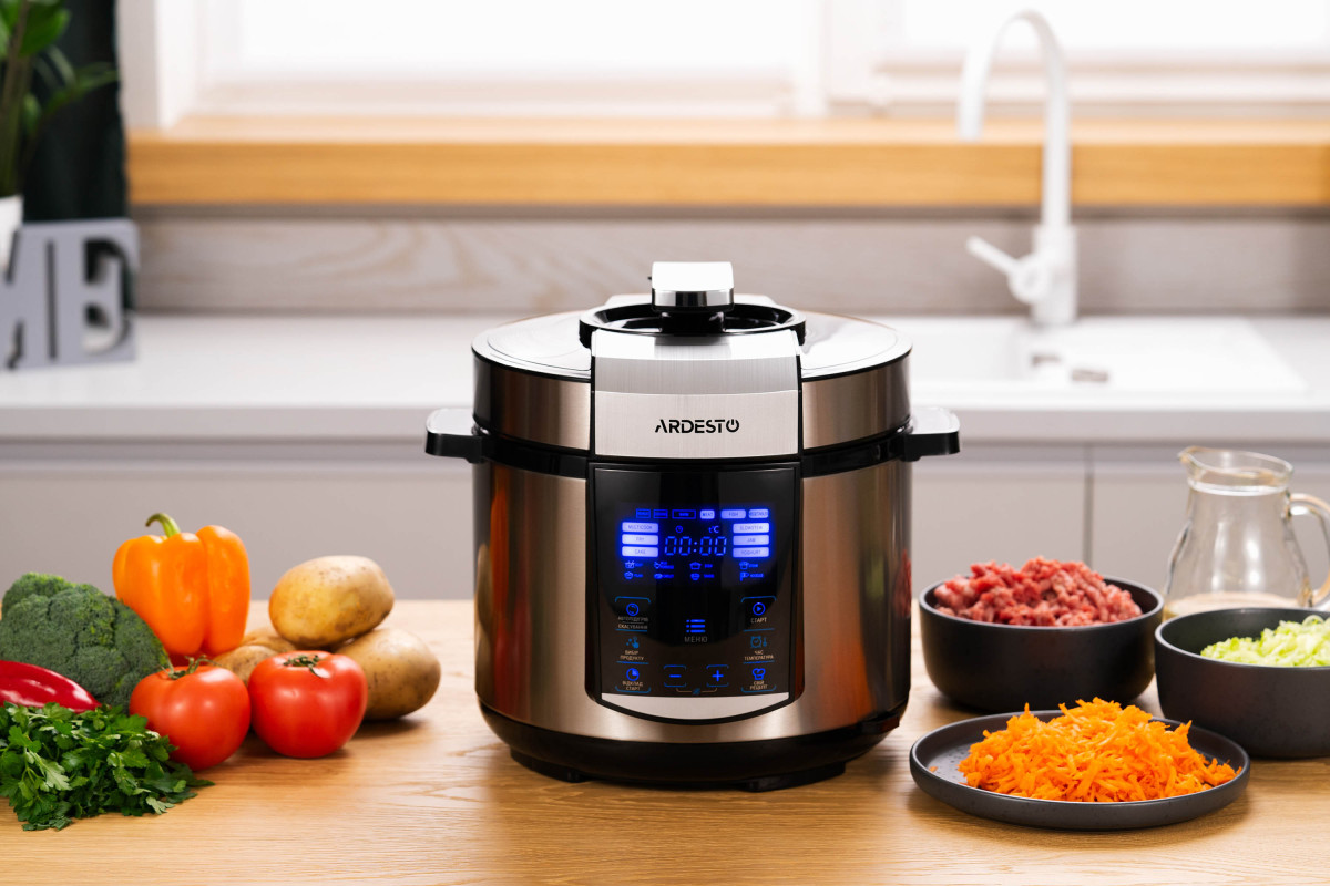 Мультиварка Ardesto MPС-P225 860 Вт серебристая