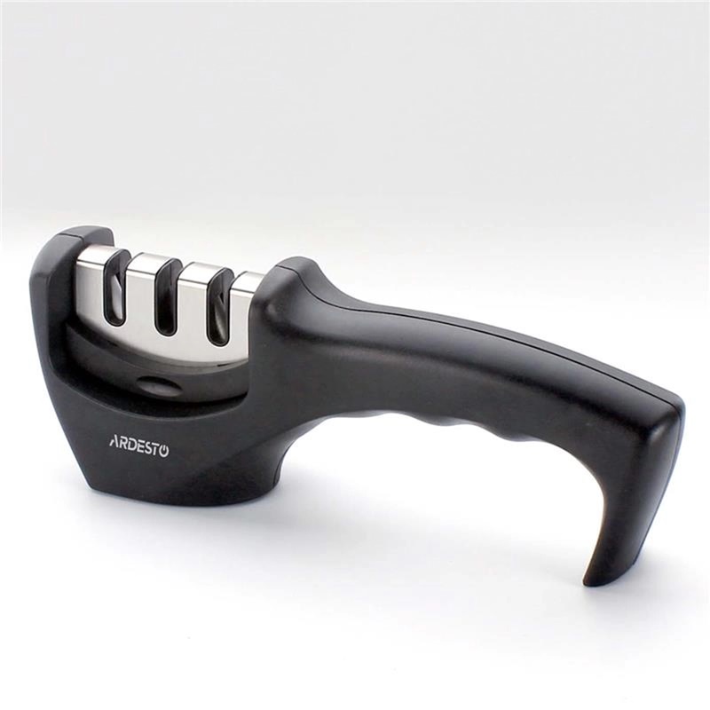 Точилка для ножей Ardesto Gemini AR1920BS 20.5х5.5х7.5 см черная Точилка для ножей Ardesto Gemini AR1920BS 20.5х5.5х7.5 см черная