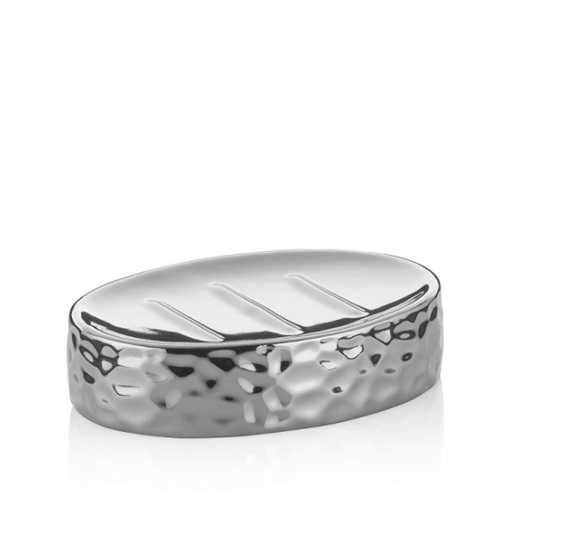 Мыльница Kela Sterling 23780 12х8.5х3 см серебристая