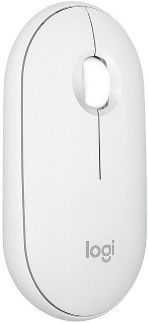 Мышь компьютерная безпроводная Logitech Pebble Mouse 2 M350s Tonal White L910-007013 белая