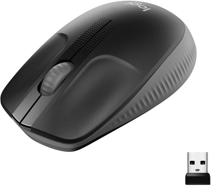 Мышь компьютерная безпроводная Logitech M190 Wireless Charcoal L910-005905 черная