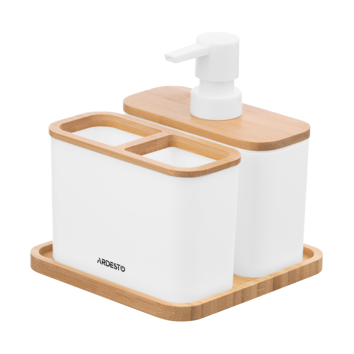 Набор аксессуаров для ванной комнаты Ardesto Minimalism ARHB3123WB 3 предмета белый