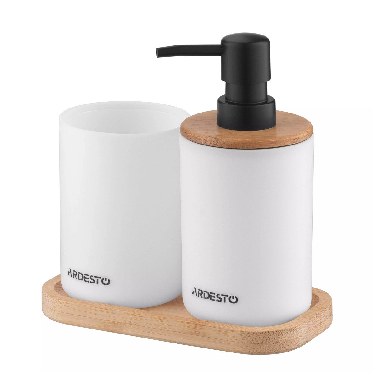 Набор аксессуаров для ванной комнаты Ardesto Minimalism ARHB3110WB 3 предмета белый