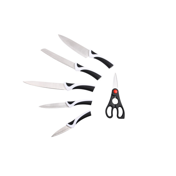 Набор ножей с ножницами Bergner Kyoto BG-39319-MM 6 предметов