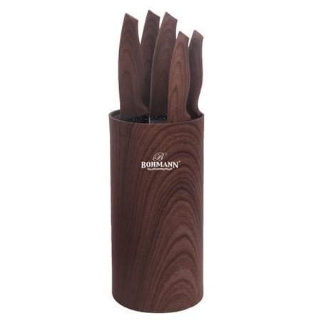 Набор кухонных ножей Bohmann BH-6165-Brown 6 предметов коричневый Набор кухонных ножей Bohmann BH-6165-Brown 6 предметов коричневый