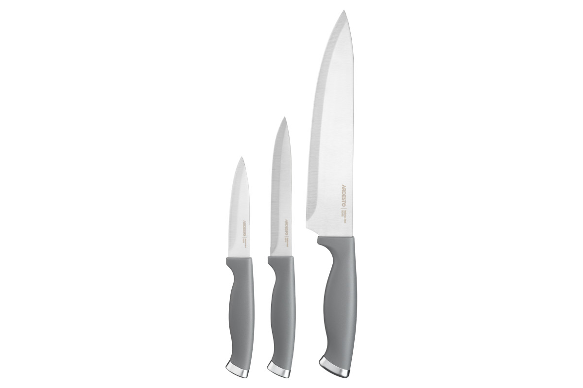 Набор ножей Ardesto Gemini Gourmet AR-2103-GR 3 предмета серый