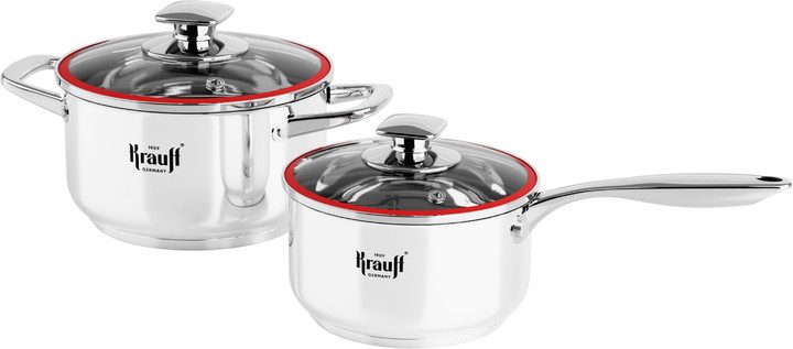 Набор посуды Krauff Prime Chef 26-238-069 2 предмета серебристый Набор посуды Krauff Prime Chef 26-238-069 2 предмета серебристый