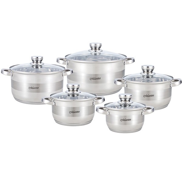 Набор посуды 10 пр. MAESTRO MR-2220-10 Набор посуды 10 пр. MAESTRO MR-2220-10