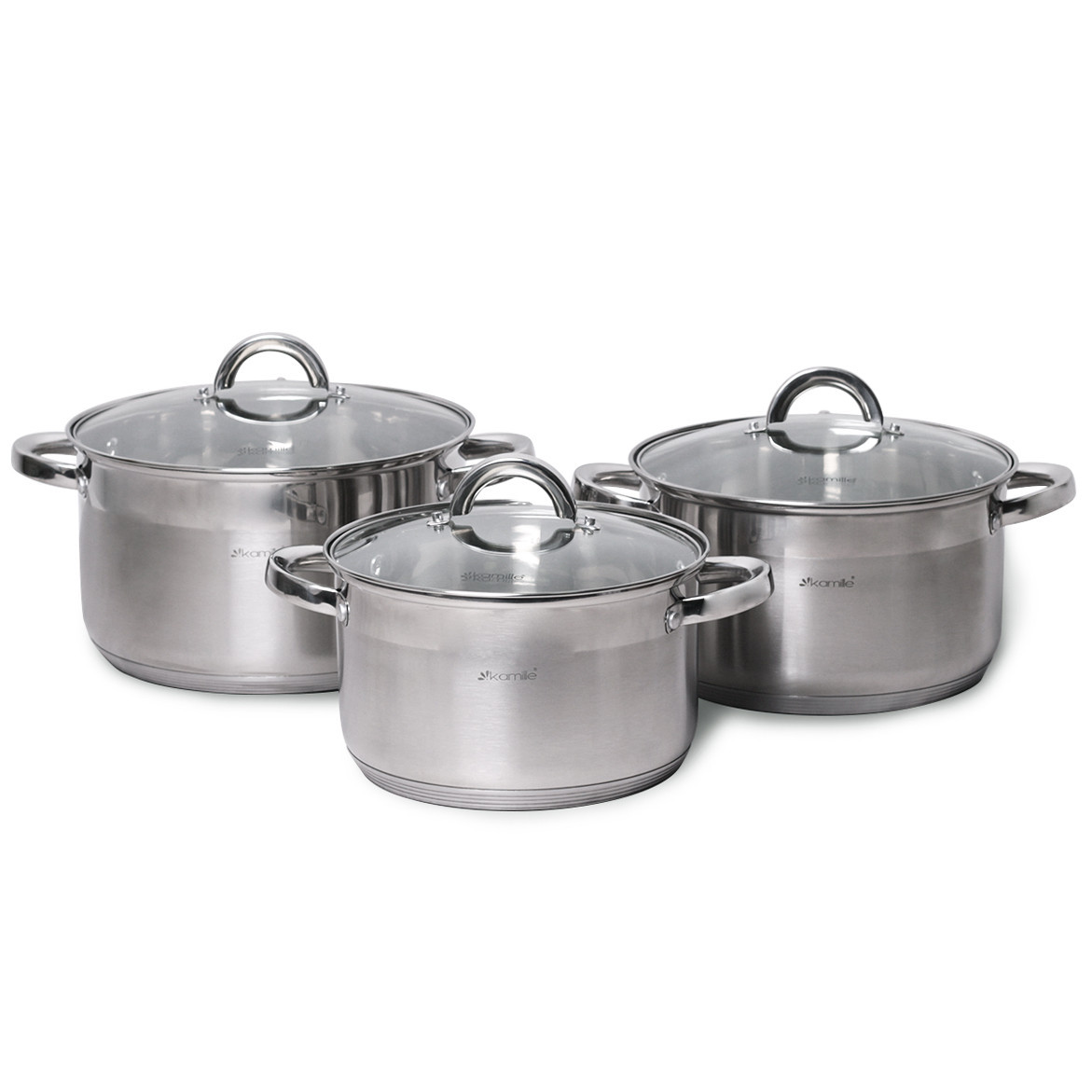 Набор кастрюль Kamille KM-5630S 6 предметов