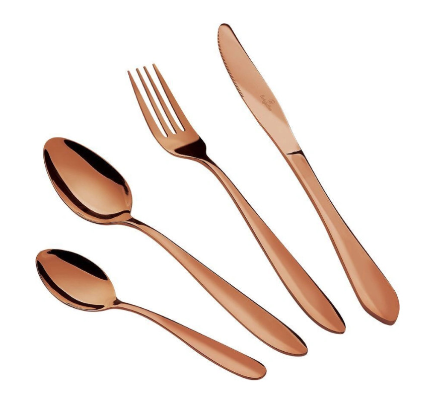 Набор столовых приборов Berlinger Haus Rosegold Line BH-2623 24 предмета