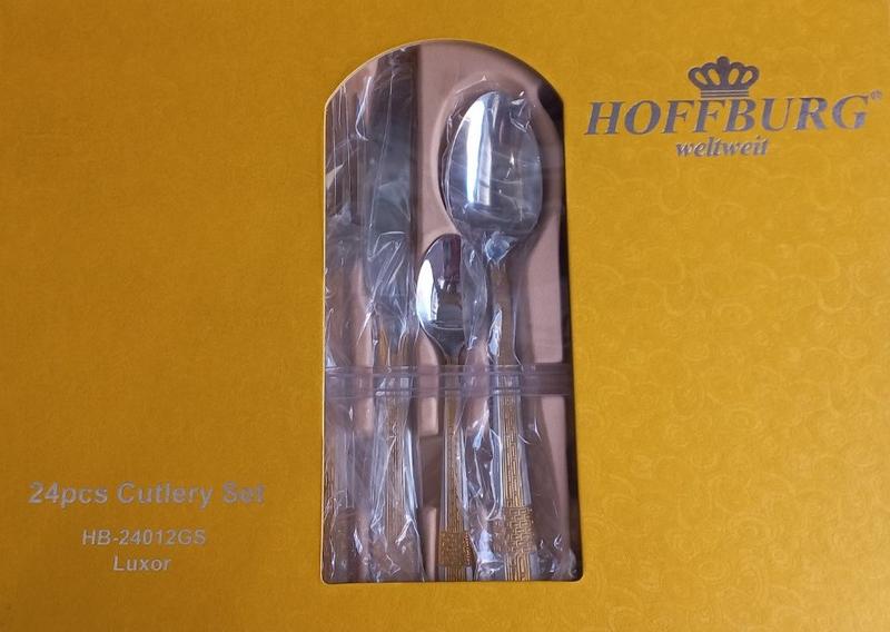 Набор столовых приборов Hoffburg HB 24004 GS 24 предмета