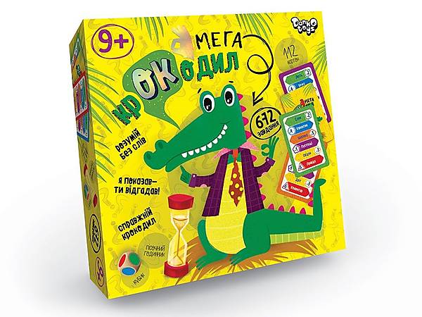 Настольная игра Danko Toys Мега-крокодил CROC-03-01U