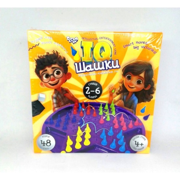 Настольная игра Шашки IQCh-01 Настольная игра Шашки IQCh-01