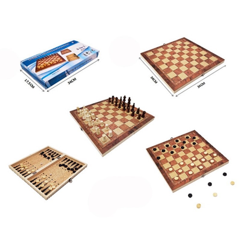 Настольная игра Шахматы W6628 34х34 см Настольная игра Шахматы W6628 34х34 см