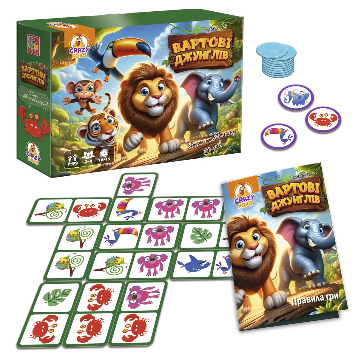 Настольная игра Vladi Toys Часовые джунглей VT8055-47