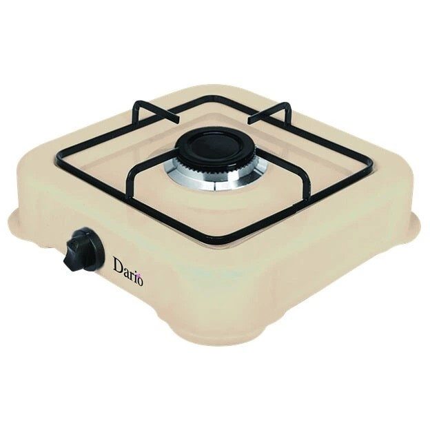 Плита настольная газовая DARIO DR105G Beige 29,5х29х6,5 см бежевая