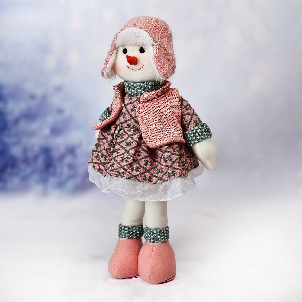 Фигура новогодняя Stenson Snowman M17290-A 19471 50 см