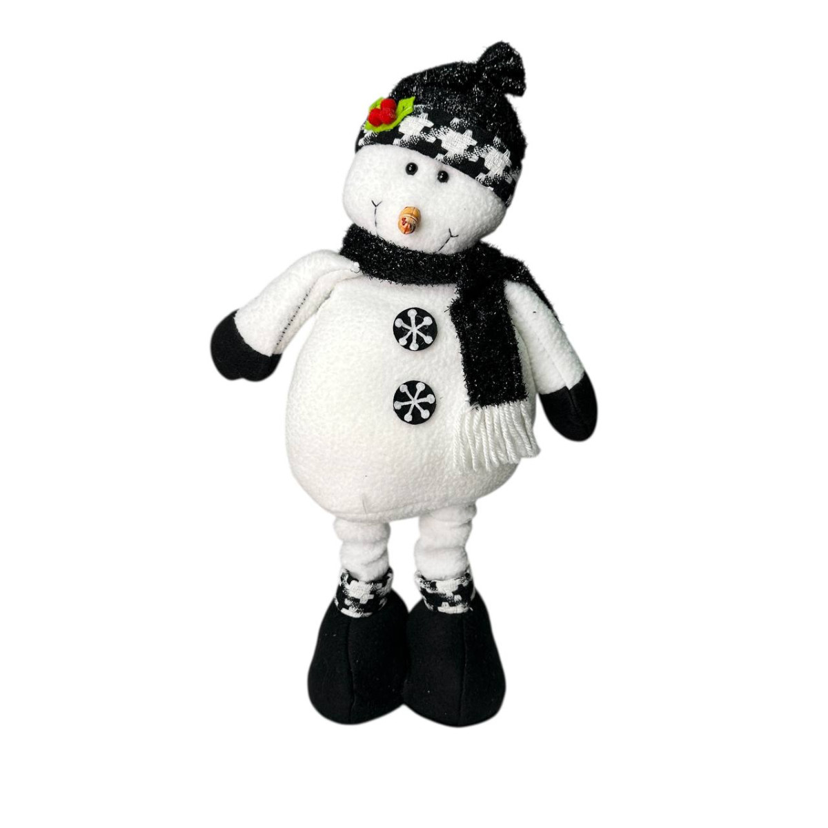 Фигура новогодняя телескопическая Снеговик 30912 19453 35-50 см