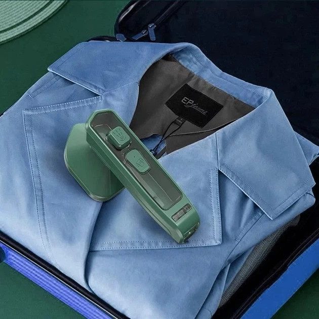 Утюг мини с отпаривателем 2 в 1 Dry Iron With Spray FZ-688 30 Вт зеленый
