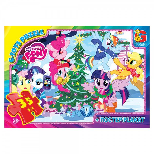 Пазлы G-Toys My little PONY MLP032 35 деталей