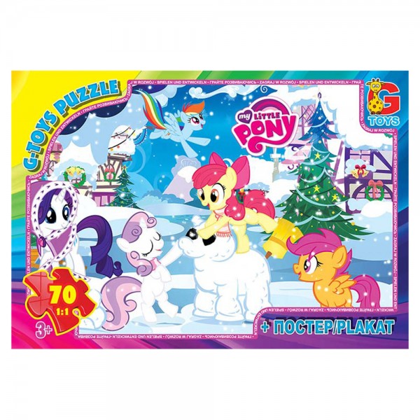 Пазлы G-Toys My little PONY MLP034 70 деталей