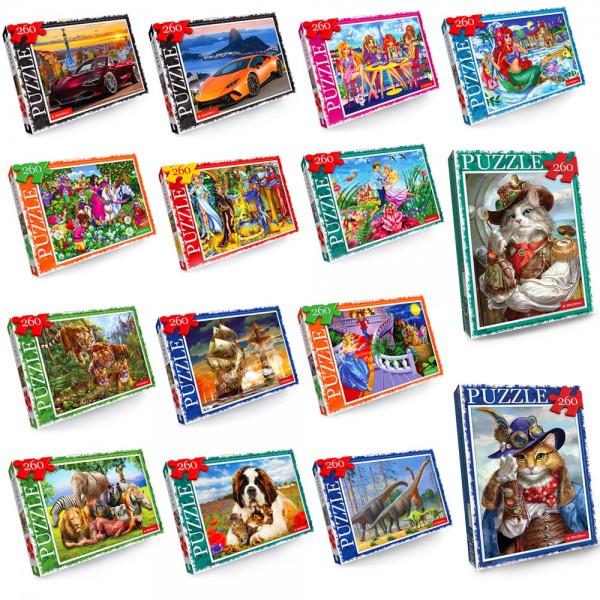 Пазлы Danko Toys С260-04-01-02-03-10 260 деталей
