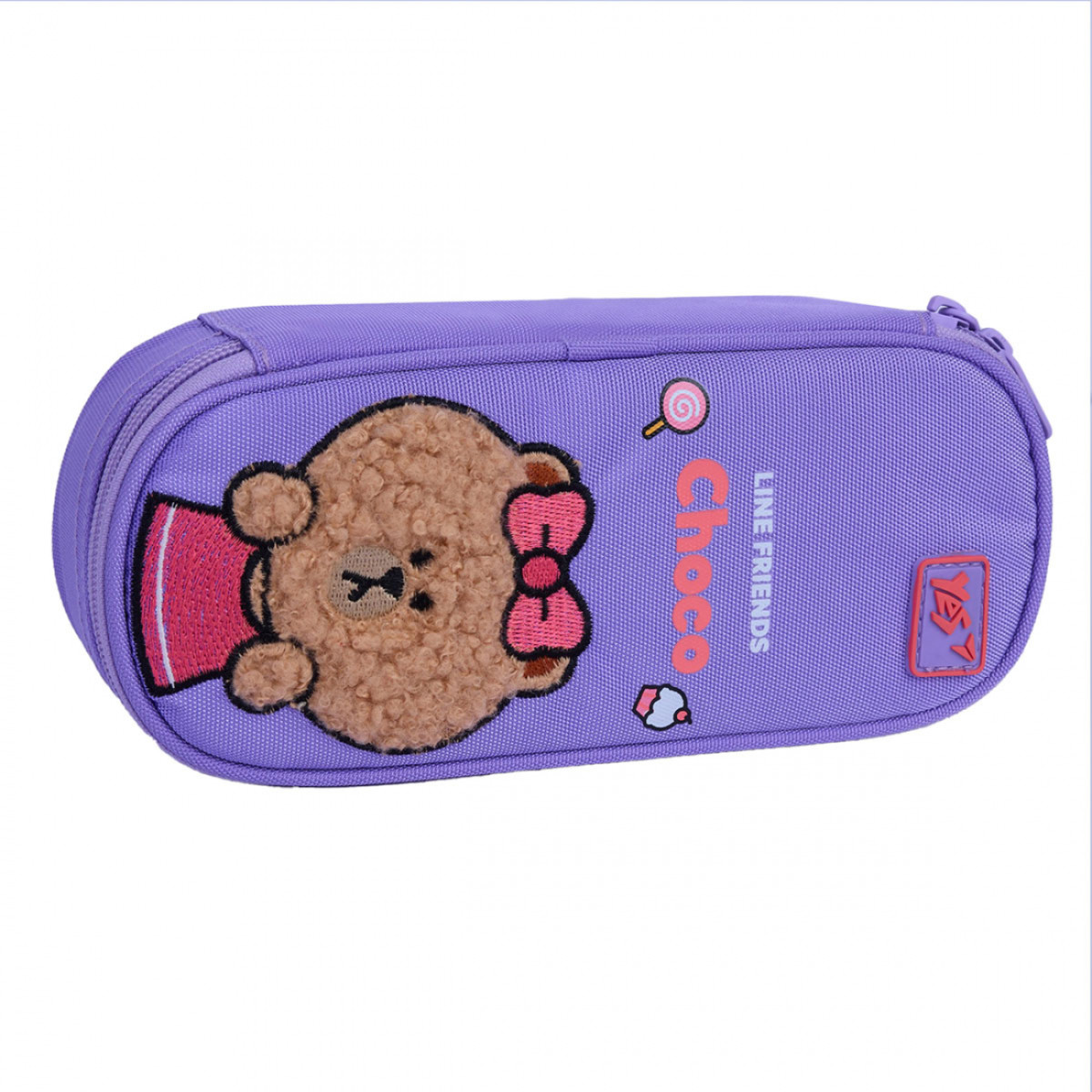 Пенал мягкий YES Line Friends Pretty Choco PH-30 533703 5х9х22 см