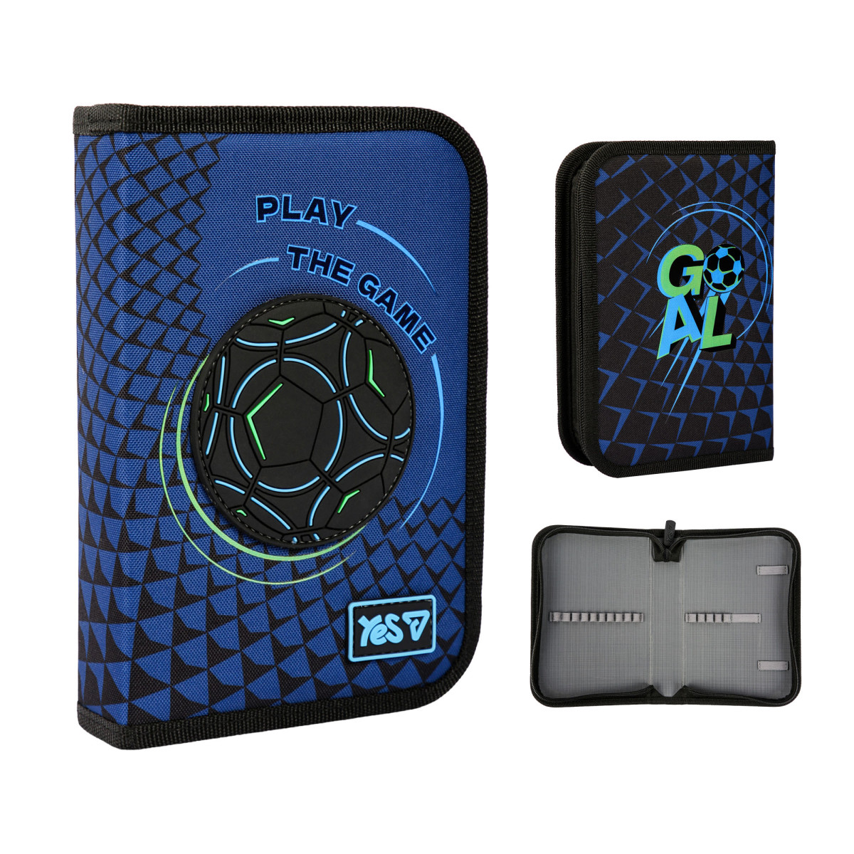 Пенал твердый одинарный без клапана YES HP-02 First Goal 533725 3х13х21 см