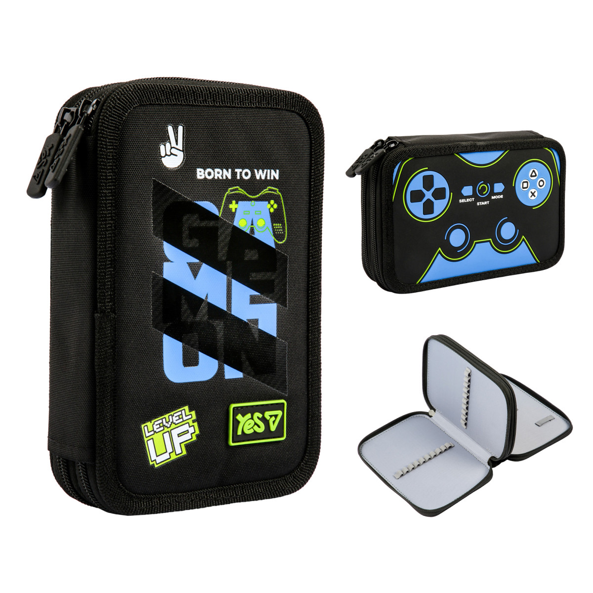 Пенал твердый YES HP-01 Game Loading 533716 4х13х21 см