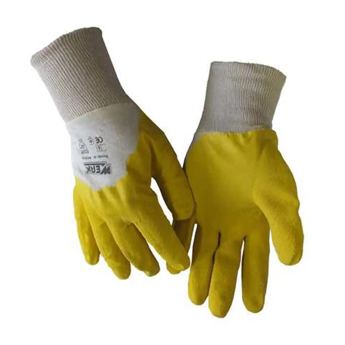 Перчатки рабочие Werk WE2126 XL желтые