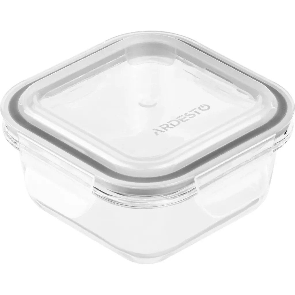 Контейнер пищевой с крышкой квадратная Ardesto Gemini AR1230BSQ 300 мл