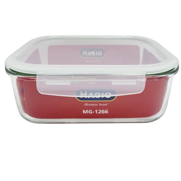 Контейнер пищевой с крышкой Magio MG-1266 2260 мл 25.7х20.7х8.9 см