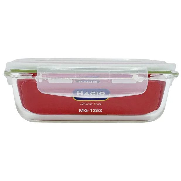 Контейнер пищевой с крышкой Magio MG-1263 600 мл 18х13.7х6.3 см