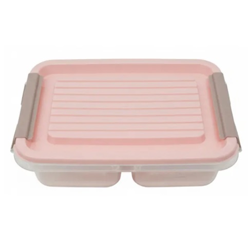 Контейнер двухсекционный для хранения пищевых продуктов Ardesto Fresh AR1302P 2х0.25 л розовый