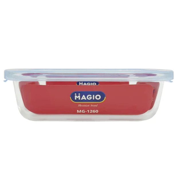 Контейнер пищевой с крышкой Magio MG-1260 600 мл 18х13.7х6.3 см