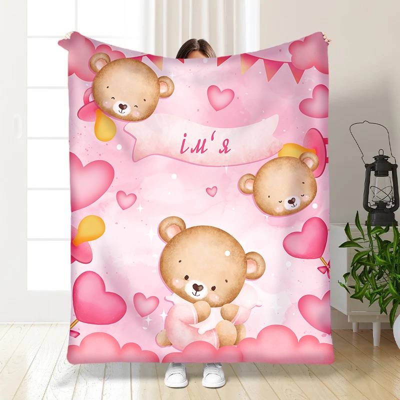 Плед 3D именной Teddy 15730 160х200 см